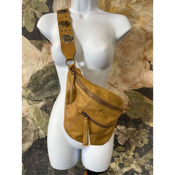 Free People Handbags - NEW Free People Wilder Western Sling Bag Leather
